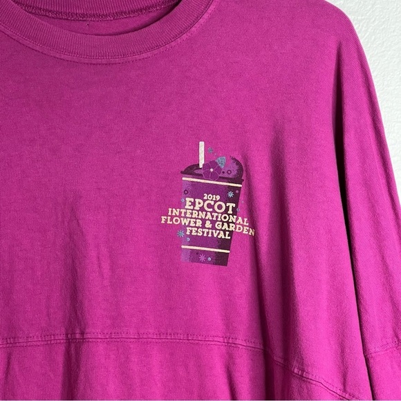 Epcot Disney Put A Little Zest In Your Fest Flower Garden Cotton Spirit Jersey - Picture 8 of 15